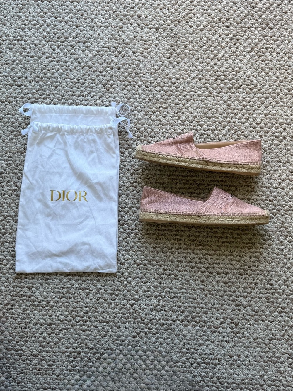 Christian Dior Rose Granville Espadrilles - Picture 8 of 8